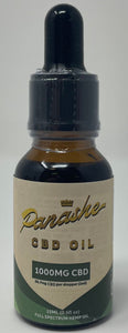 Panashe Wellness Full Spectrum - CBD OIL 1000mg